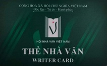 Hội viên Hội Nhà văn Việt Nam được cấp thẻ nhà văn