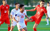 Đội tuyển Việt Nam sử dụng 29 cầu thủ ở trận giao hữu thua Kyrgyzstan