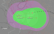 Bão Trà Mi đang đi nhanh, chiều tối nay miền Trung bắt đầu mưa lớn