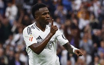 Vinicius lập hat-trick trong ngày Real Madrid mất 3 cầu thủ vì chấn thương