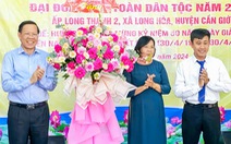 Chủ tịch Phan Văn Mãi dự ngày hội đại đoàn kết tại ấp Long Thạnh 2, Cần Giờ