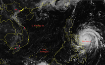 Siêu bão Man-yi liên tục thay đổi cường độ và hướng đi trên Biển Đông