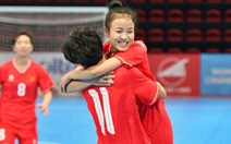 Tuyển futsal nữ Việt Nam gặp Thái Lan ở chung kết