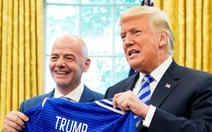 Chủ tịch FIFA chúc mừng chiến thắng của ông Trump