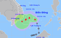 Áp thấp nhiệt đới trên Biển Đông khả năng mạnh lên thành bão số 10