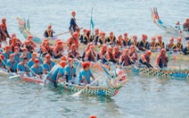 Huyện đảo Lý Sơn mở hội đua thuyền Tứ Linh