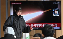 Triều Tiên lại phóng hàng loạt tên lửa hành trình