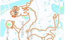 Chạy bộ 43km, đạp xe 67km để vẽ rồng chào năm mới Giáp Thìn 2024