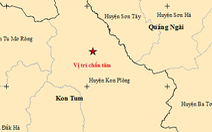 Trưa 28 tháng chạp, Kon Tum xảy ra liên tiếp 5 trận động đất