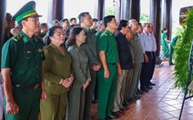Dâng hương tưởng niệm 99 liệt sĩ Thanh niên xung phong TP.HCM hy sinh ở biên giới Campuchia
