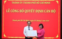 Bà Văn Thị Bạch Tuyết làm trưởng Ban Tổ chức Thành ủy TP.HCM