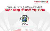 Techcombank được Global Finance vinh danh
