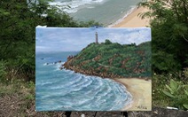 Choáng ngợp cung đường ven biển miền Trung trong tranh họa sĩ mê phượt