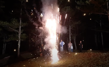 Lâm Vlog đốt pháo hoa trong rừng Đà Lạt?