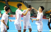 Tuyển futsal Việt Nam - Kyrgyzstan (hiệp 1)1-1: Mạnh Dũng gỡ hòa