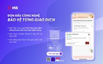 App MBBank: Xác thực khuôn mặt, an tâm chuyển tiền