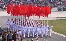 Kiểm tra hợp luyện diễu binh, diễu hành tại Điện Biên