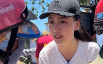 Hoa hậu Bùi Quỳnh Hoa, FC cố ca sĩ Phi Nhung gửi nước ngọt cho người dân vùng hạn mặn