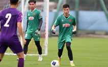 U23 Việt Nam cho thủ môn lên tập chiến thuật cùng cầu thủ
