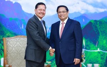 Tiếp Phó thủ tướng Campuchia, Thủ tướng Phạm Minh Chính đề cập chuyện sông Mekong