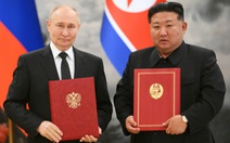 Ông Putin trấn an Hàn Quốc không nên lo về Hiệp ước Nga - Triều