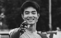 Cua rơ 17 tuổi Trần Minh Mẫn qua đời trên đường tập vì va chạm giao thông