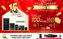 Sharp Việt Nam tặng vàng mừng sinh nhật 15 tuổi