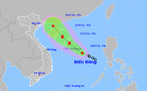 Áp thấp nhiệt đới tăng cấp, hôm nay khả năng mạnh lên thành bão