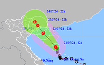 Bão số 2 tăng cấp, đêm nay Bắc Bộ mưa to