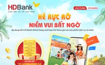 HDBank thưởng vàng SJC cho khách hàng sử dụng dịch vụ