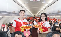 Muôn ánh sao vàng rộn ràng trên những chuyến bay Vietjet dịp kỷ niệm Quốc Khánh 2-9