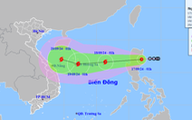 Hôm nay áp thấp nhiệt đới vào Biển Đông, mạnh lên thành bão trong 24 giờ tới