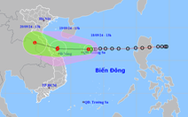 Dự báo áp thấp nhiệt đới mạnh lên thành bão, Quảng Trị đến Đà Nẵng có nơi mưa 600mm