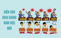 Diễn văn khai giảng hệ 'dài, dai, dở...'