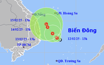 Áp thấp nhiệt đới hướng vào biển Quảng Ngãi - Phú Yên