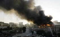 Cháy tại tòa nhà quốc hội Ai Cập, 13 người bị thương