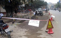 Hà Nội: Phát hiện một quả bom dưới lòng đường
