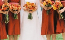 Đám cưới tông màu cam: sắc màu trẻ trung