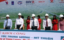 Khởi công đường cao tốc Trung Lương - Mỹ Thuận