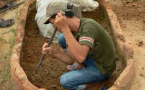 Phú Yên: khai quật khu di tích bằng đất nung