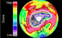 Lỗ hổng tầng ozone ở Bắc cực tăng kỷ lục