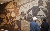 Tranh xếp bằng hạt cà phê lớn nhất