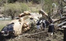 Afghanistan: rơi trực thăng, 12 người chết