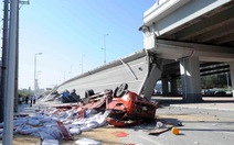 Sập cầu treo tự neo lớn nhất Trung Quốc, 3 người chết