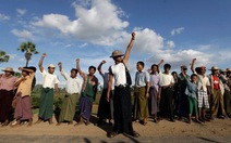 Dân Myanmar biểu tình phản đối dự án mỏ đồng TQ