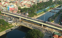Từ 14-11: thông xe cầu vượt Lê Văn Lương - đường Láng