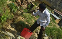 Xã vùng biên thiếu nước sinh hoạt