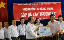 Ban quản lý Khu kinh tế Bình Định "góp đá xây Trường Sa"