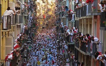 Can đảm đến với lễ hội "bò đuổi" ở Tây Ban Nha