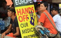 Dân Thái biểu tình chống FTA